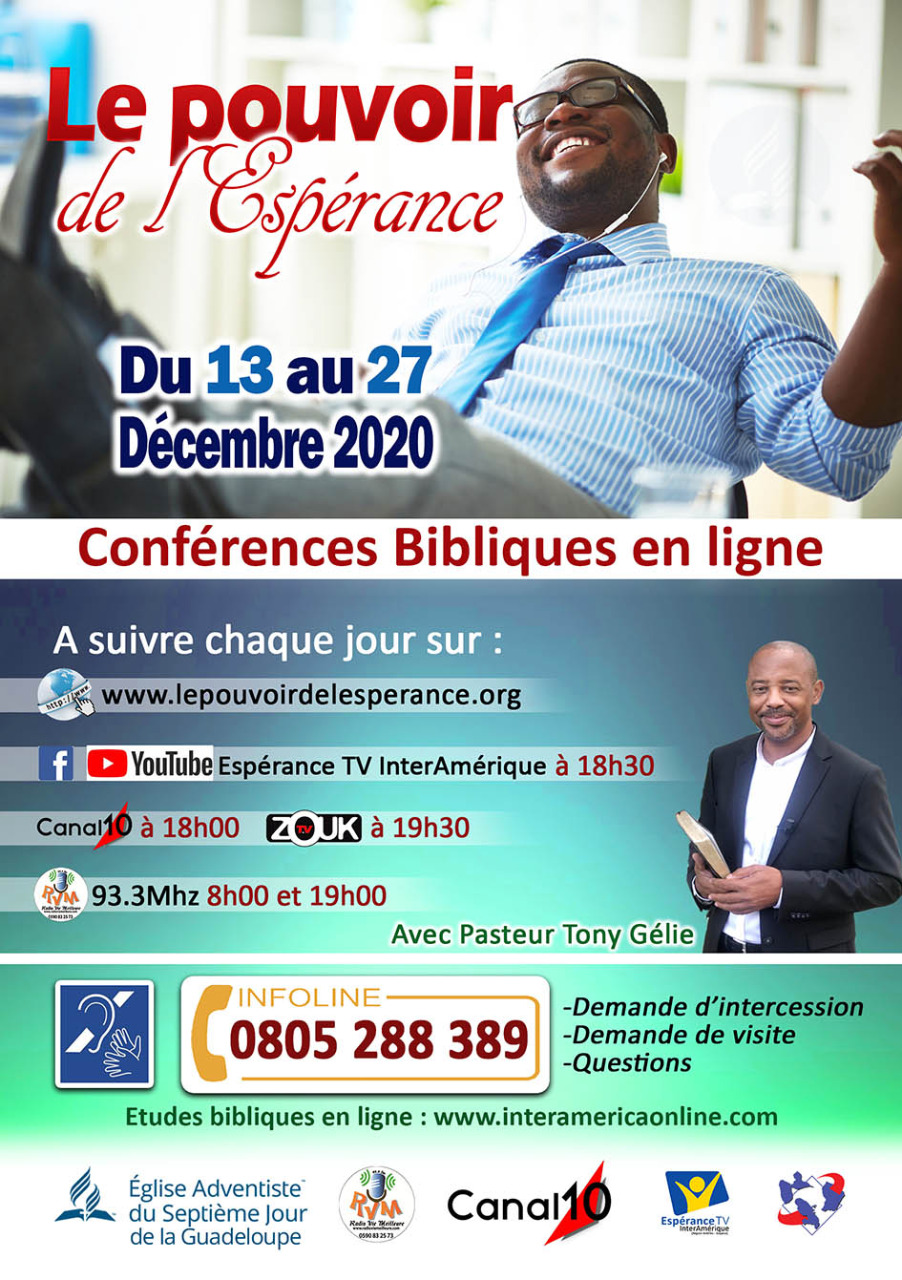Conférences Bibliques En Ligne Du 13 Au 27 Décembre 2020 Eglise Adventiste Du 7ème Jour De La
